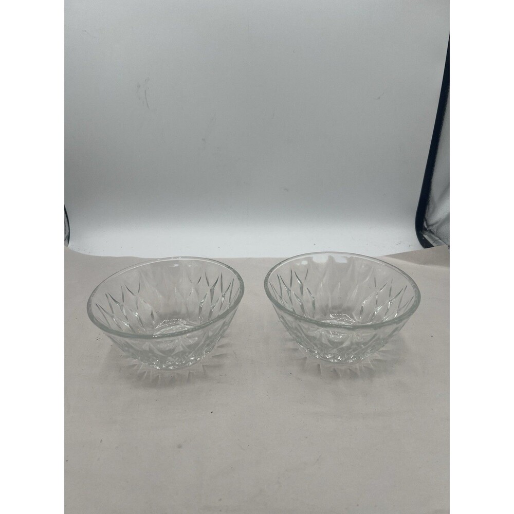 2 Anchor Hocking Crown Point 5" Serving Bowls